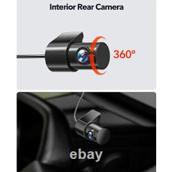REDTIGER F9 Dash Cam 4K Front and Rear Dash Camera WiFi GPS with Hardwire Kit