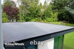 RUBBER ROOFING KIT FOR FLAT ROOFS, INCLUDES 1.2mm EPDM MEMBRANE AND ADHESIVES