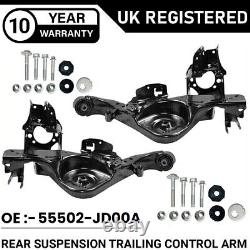 Rear Lower Pair Suspension Control Trailing Arm For Nissan Qashqai+fitting Kits