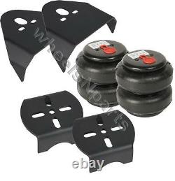 Rear Weld On Air Ride Mounting Brackets & 2500 lb Air Bags Suspension Mount Kit