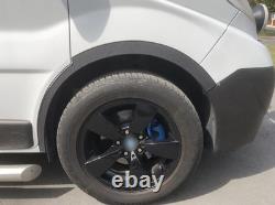 Renault Trafic brand new wings wheel arch trims front rear Black matt kit 06-14