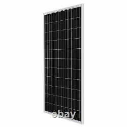 Renogy 100W Watt Mono Solar Panel Bundle Kit 12V with10A PWM Charge Controller USB