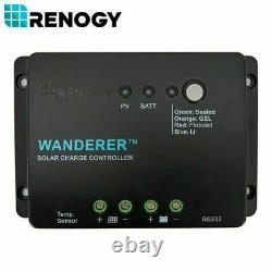 Renogy 200W Solar Panel Kit 12V Mono with30A Battery Charge Controller Starter RV