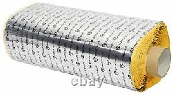 Rockville Rockmat 50 SqFt Butyl Rubber Sound Deadener Bulk Car Kit Silver