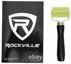 Rockville Rockmat 50 SqFt Butyl Rubber Sound Deadener Bulk Car Kit Silver