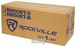 Rockville Rockmat 50 SqFt Butyl Rubber Sound Deadener Bulk Car Kit Silver