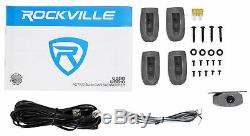 Rockville USS10 10 800w Slim Under-Seat Powered Car/Truck Subwoofer Sub+Amp Kit