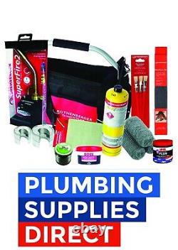 Rothenberger Ultimate Plumbers Tool Bag Soldering Kit / SuperFire 2 Torch Kit