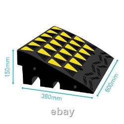 Rubber Kerb Ramp 100mm, 150mm or 200mm Includes Fixings Heavy Duty The
