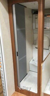 SHOWER ROOM TAMBOUR DOOR SILVER 60cm x 200cm Motorhome/Campervan