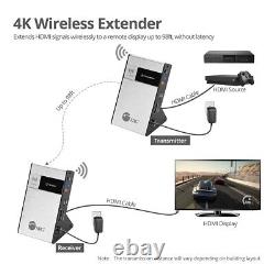 SIIG 4K 30Hz HDMI Wireless Extender Kit 30m (90ft) Near Zero Latency 60 GHz