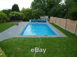 SWIMMING POOL DIY SELF BUILD BLOCK & LINER POOL KIT 24 ft X 12 ft FLAT FLOOR