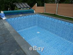 SWIMMING POOL DIY SELF BUILD BLOCK & LINER POOL KIT 24 ft X 12 ft FLAT FLOOR