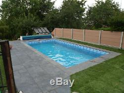 SWIMMING POOL DIY SELF BUILD BLOCK & LINER POOL KIT 24 ft X 12 ft FLAT FLOOR