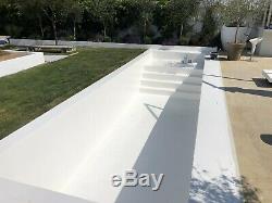 SWIMMING POOL DIY SELF BUILD CONCRETE RE-ENFORCED POOL KIT 24' x 12 FLAT FLOOR