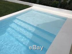 SWIMMING POOL DIY SELF BUILD CONCRETE RE-ENFORCED POOL KIT 24' x 12 FLAT FLOOR