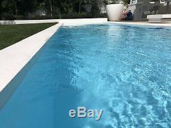 SWIMMING POOL DIY SELF BUILD CONCRETE RE-ENFORCED POOL KIT 24' x 12 FLAT FLOOR