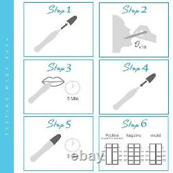 Saliva Drug Test 6 in 1 Testing Kit Oral Test Cannabis Cocaine Heroin More Kits