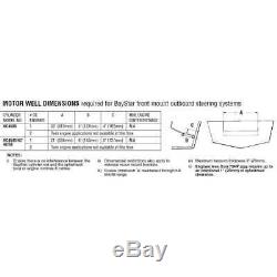 SeaStar HK4200A-3 BayStar Hydraulic Outboard Steering Kit Teleflex Marine System