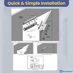 Securemydoor Full Door Entry Kit Security System with Electric Maglock Lock