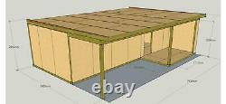 Self Build SIP high Insulated Garden Office DIY kit, Garden Room, Studio office