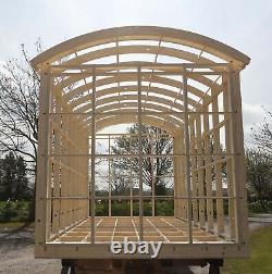 Shepherds Hut Glamping Pod Frame DIY Self Build Kit 4.2m x 2.2m