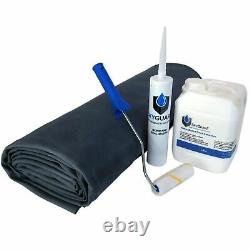 SkyGuard EPDM Shed Rubber Roof Kit, Membrane & Adhesive Replace Traditional Felt