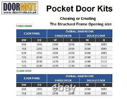 Sliding Pocket Door Frame Kit System for Single Door VIDEO IN DESCRIPTION