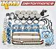 Small Block Chevy 350 Engine Rebuild Overhaul Kit With Pistons Rings & Bearings