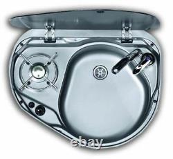 Smev 8821l Sink And Hob Full Installation Kit For Campervan Motorhome