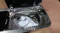 Smev Dometic 9222 Campervan Sink & Cooker / Hob Combi Unit kit & Template RH 10L