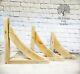 Solid Oak Gallows Brackets, L Brackets Brace Kit. Brace, Porch. Garage