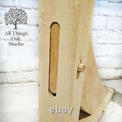Solid oak gallows brackets, L brackets brace kit. Brace, Porch. Garage