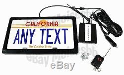 Stealth Retractable Car License Plate Changer Switch Bate Flipper Remote Kit