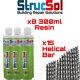 Strucsol Crack Stitch Repair Kit 6mm X 1000mm Helical Bar 300ml Kit