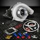 T04e T3/t4 A/r. 63 57 Trim 400+hp Stage Iii Turbo Charger+oil Feed+drain Line Kit