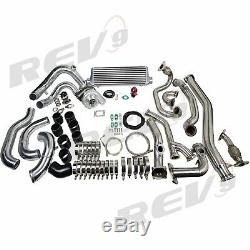 T3 Rev9 60-1 Bolt On Turbo Charger Kit For 350z 03-06 Vq35 Z33 G35 3.5l Fairlady