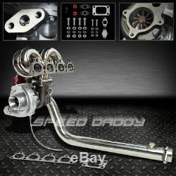 T3 Turbo Charger Kit+ram Horn Manifold+downpipe+wg 88-00 CIVIC Crx D15 D16 Ej Ek