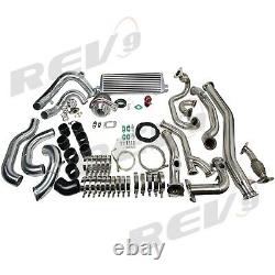 T3 Turbonetics 60-1 Bolt On Turbo Charger Kit For 350z 03-06 Vq35 Z33 G35 3.5l