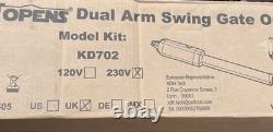 TOPENS KD702 Dual Swing Gate Opener Light Duty Automatic Gate Motor