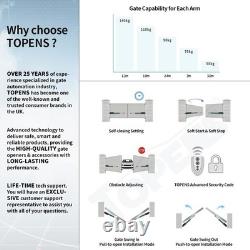 TOPENS KD702 Dual Swing Gate Opener Light Duty Automatic Gate Motor