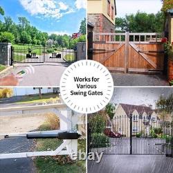 TOPENS KD702 Dual Swing Gate Opener Light Duty Automatic Gate Motor