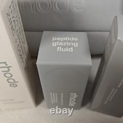 The rhode kit Four Daily Skin Essentials with Toiletry Bag RRP £117 NEW