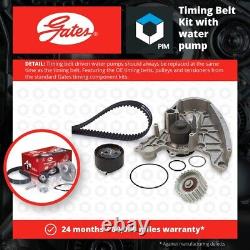 Timing Belt & Water Pump Kit fits IVECO DAILY 2.3D 2002 on Set Gates Quality New