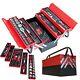 Tool Set Case Mechanics Kit Box Organize Cantilever Toolbox With Tools