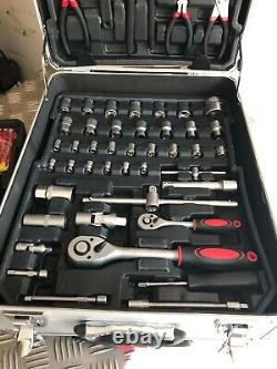 Top Tech 186 Piece Tool Kit In Silver Carry Case (Brand New To Our Range)