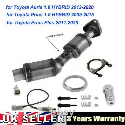 Toyota Prius, Prius+ 2009-2015 1.8 Catalytic converter with oxygen sensor & Kit