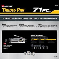 Trades Pro 71 Piece Air Tool and Accessories Kit with Storage Case, 836668