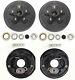 Trailer 5 On 4.5 Hub Drum Kits With 10x2-1/4 Electric Brakes For 3500 Lbs Axle