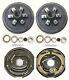 Trailer 6 On 5.5 Hub Drum Kits With 12x2 Electric Brakes For 5200-6000 Lbs Axle